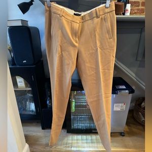 J. crew tapered wool pants in size 6 tall camel color